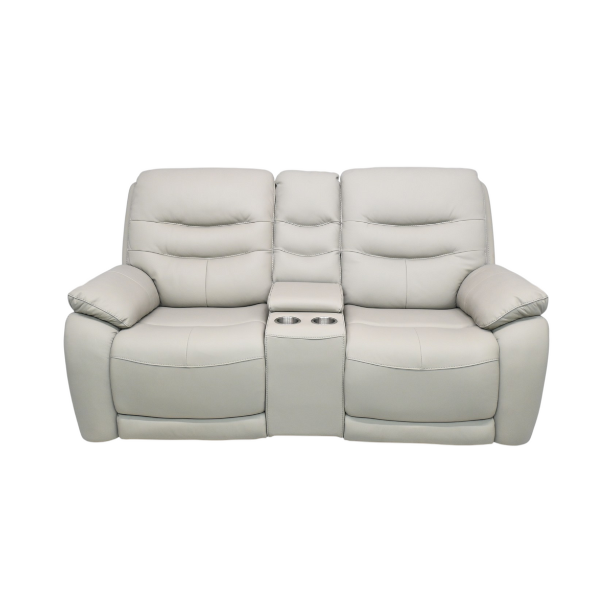 Latitude Run Kircho Genuine Cow Top Leather Pillow Top Arms Power Reclining Living Room Loveseat