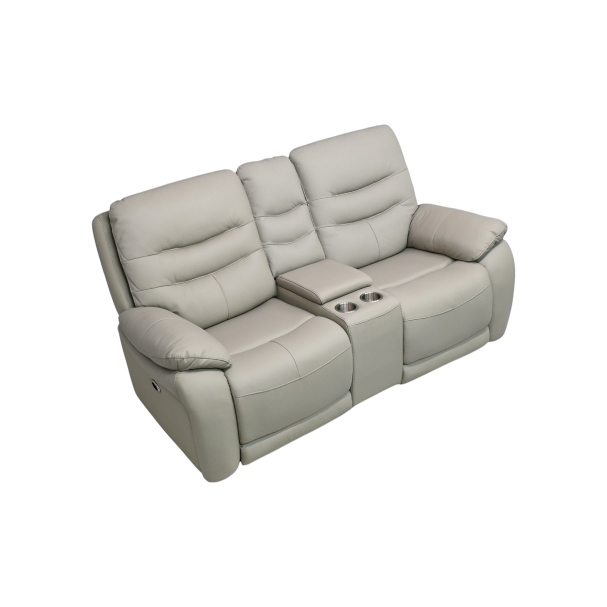 Latitude Run Kircho Genuine Cow Top Leather Pillow Top Arms Power Reclining Living Room Loveseat