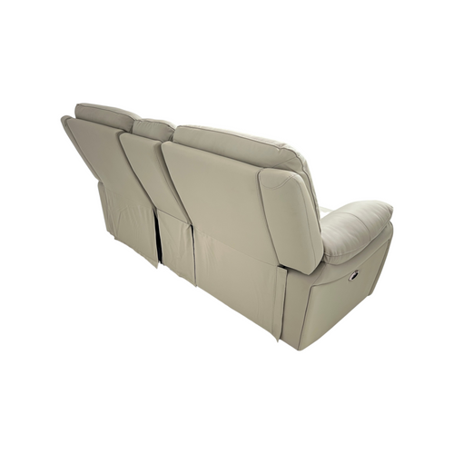 Latitude Run Kircho Genuine Cow Top Leather Pillow Top Arms Power Reclining Living Room Loveseat, image 6
