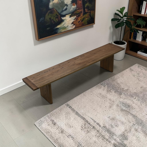 KyDeco Range Bench, Seats 5 - Country Elm, image 1