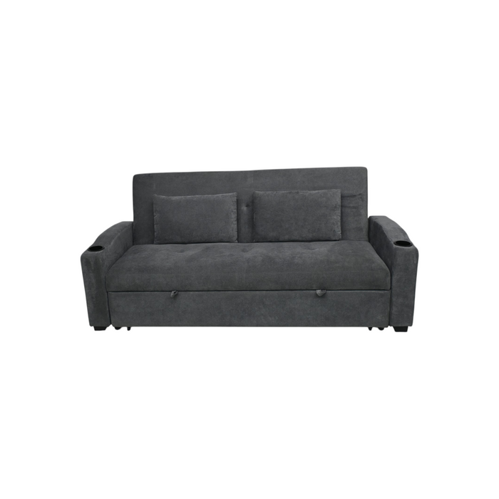Ebern Designs Upholstered Convertible Sleeper Sofa, image 2