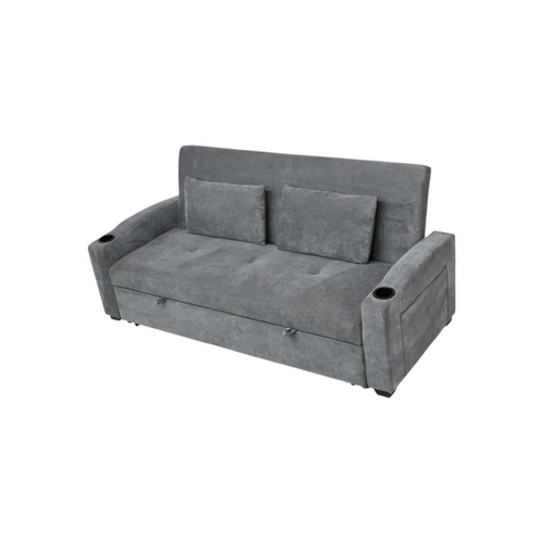 Ebern Designs Upholstered Convertible Sleeper Sofa, image 4