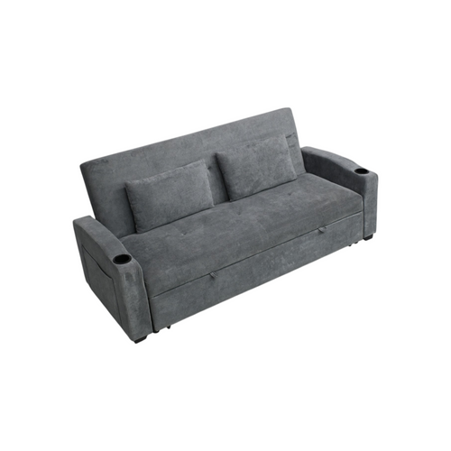 Ebern Designs Upholstered Convertible Sleeper Sofa, image 7