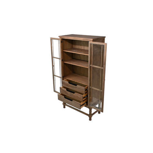 Turner Tall Cabinet Brushed Country Elm, image 8