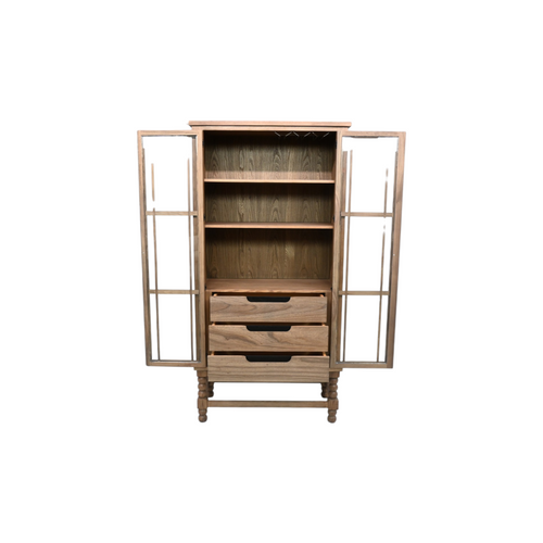 Turner Tall Cabinet Brushed Country Elm, image 9