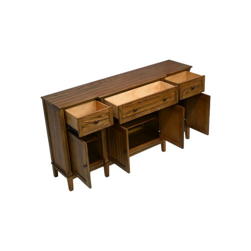 Lark Manor Solid Wood 4 Doors Full Assembly Sideboard, image 9