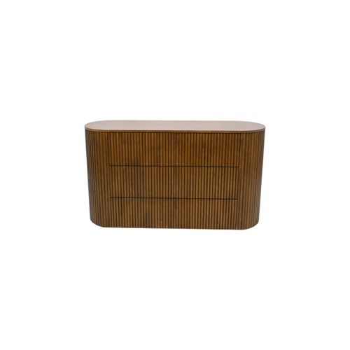 Latitude Run Ellison Fluted Solid Wood Dresser, Fully Assembled, image 2