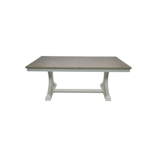 August Grove Extendable Solid Wood Base Dining Table, image 2