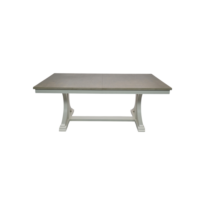 August Grove Extendable Solid Wood Base Dining Table, image 2