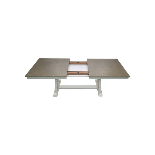 August Grove Extendable Solid Wood Base Dining Table, image 5