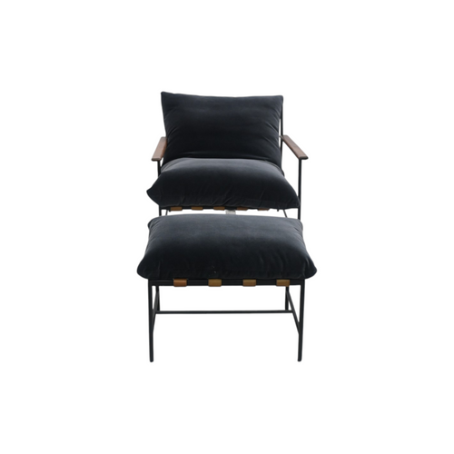 Denver Modern Vail Lounge Chair and Ottoman Set, image 3