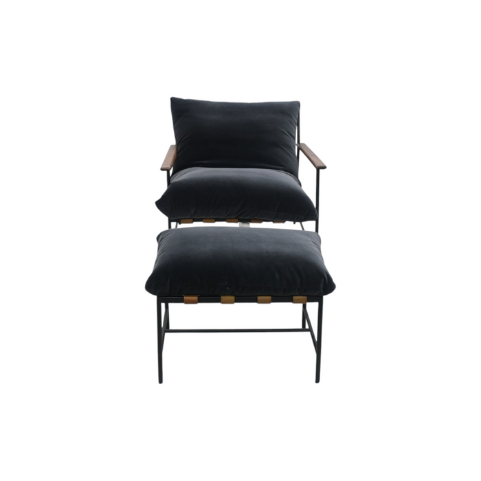 Denver Modern Vail Lounge Chair and Ottoman Set, image 3
