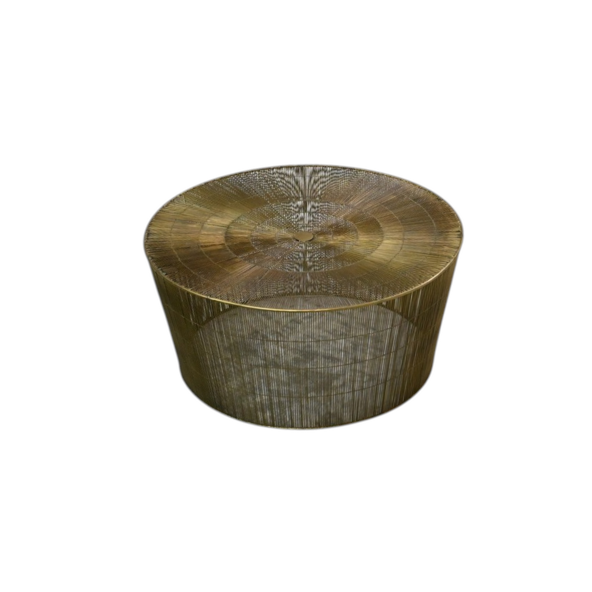 Studio A Home Radiance Coffee Table-Antique Brass