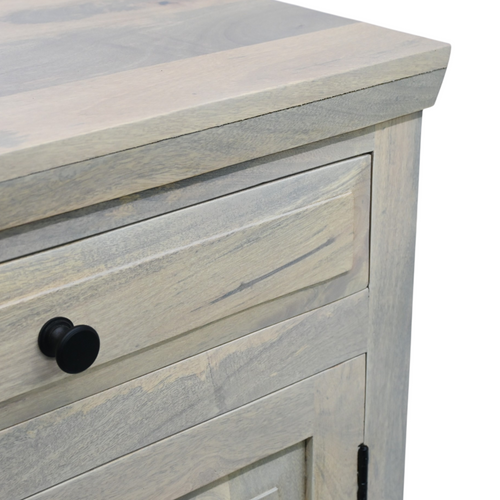 Dovetail Furniture Barett Solid Mango Wood 2-Door Sideboard with Drawers, Light Warm Wash, image 10