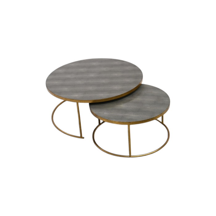 Mercer41 Rudin Gray Nesting Coffee Tables, image 2