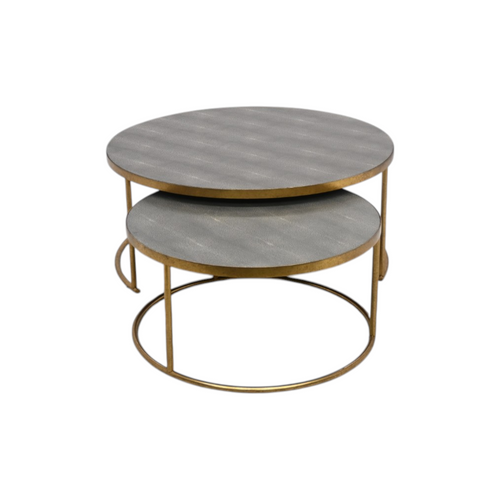 Mercer41 Rudin Gray Nesting Coffee Tables, image 3