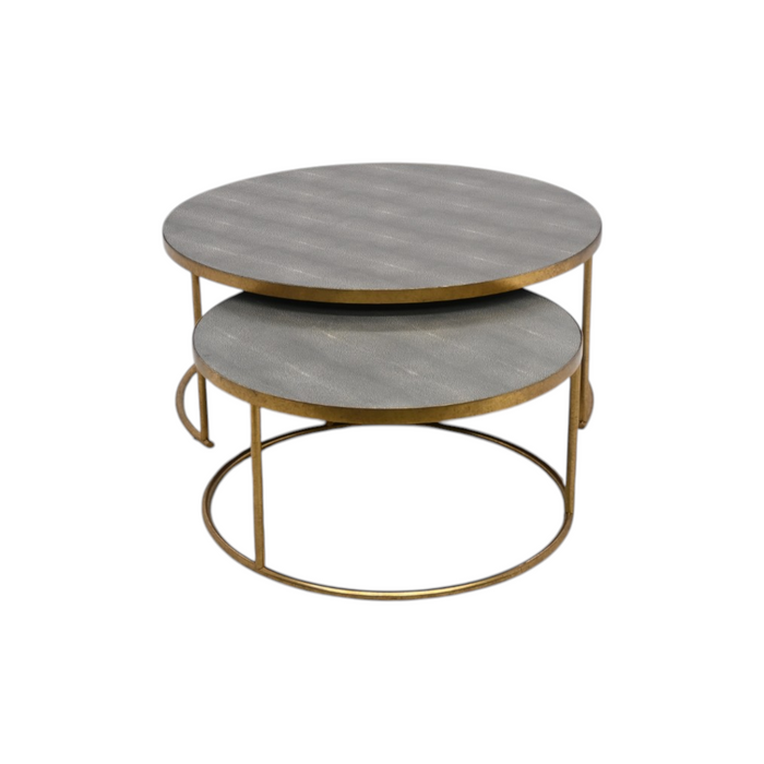 Mercer41 Rudin Gray Nesting Coffee Tables, image 3