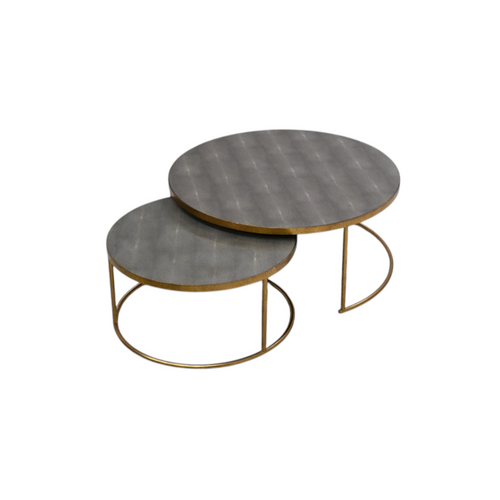 Mercer41 Rudin Gray Nesting Coffee Tables, image 4