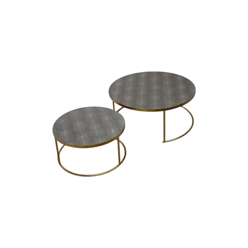Mercer41 Rudin Gray Nesting Coffee Tables, image 6