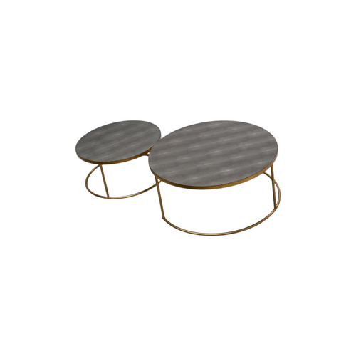 Mercer41 Rudin Gray Nesting Coffee Tables, image 8