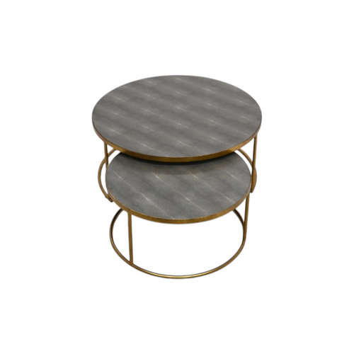 Mercer41 Rudin Gray Nesting Coffee Tables, image 9