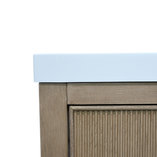 Birch Lane Lala Single Bathroom Vanity in Engineered Stone Integrated Sink Without Mirror, image 11