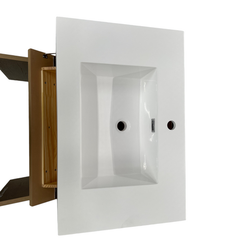 Birch Lane Lala Single Bathroom Vanity in Engineered Stone Integrated Sink Without Mirror, image 10