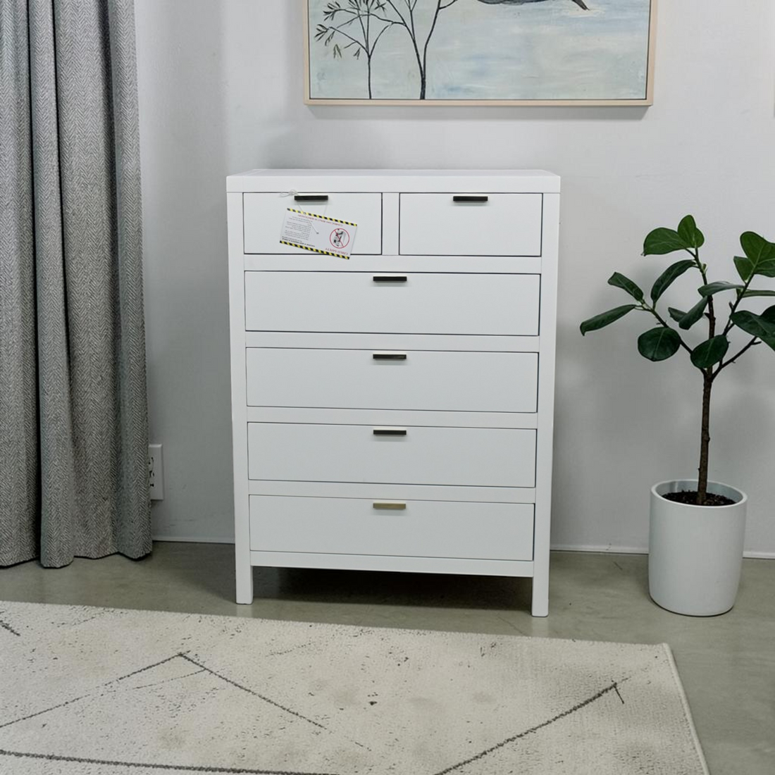 Wade Logan Milburn Carmel 6 Drawer Chest