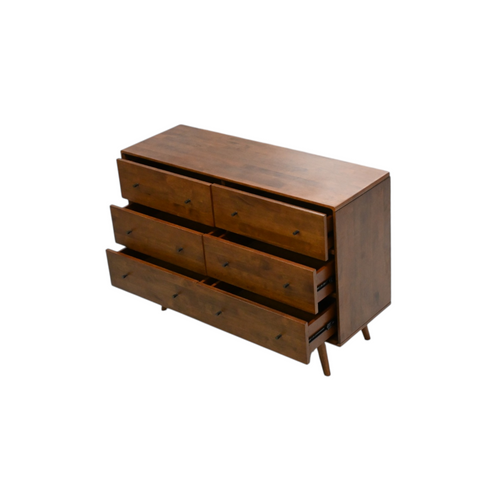 Mercury Row Chiasson Solid Wood 6 - Drawer Dresser, image 6
