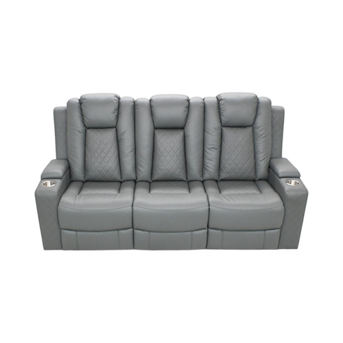 Ivy Bronx Tayeba Diamond Faux Leather Reclining Sofa, image 5