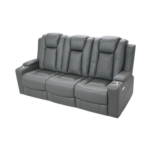 Ivy Bronx Tayeba Diamond Faux Leather Reclining Sofa, image 4
