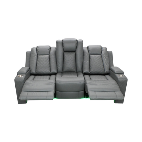 Ivy Bronx Tayeba Diamond Faux Leather Reclining Sofa, image 7