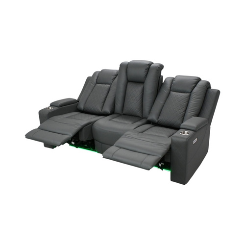 Ivy Bronx Tayeba Diamond Faux Leather Reclining Sofa, image 10