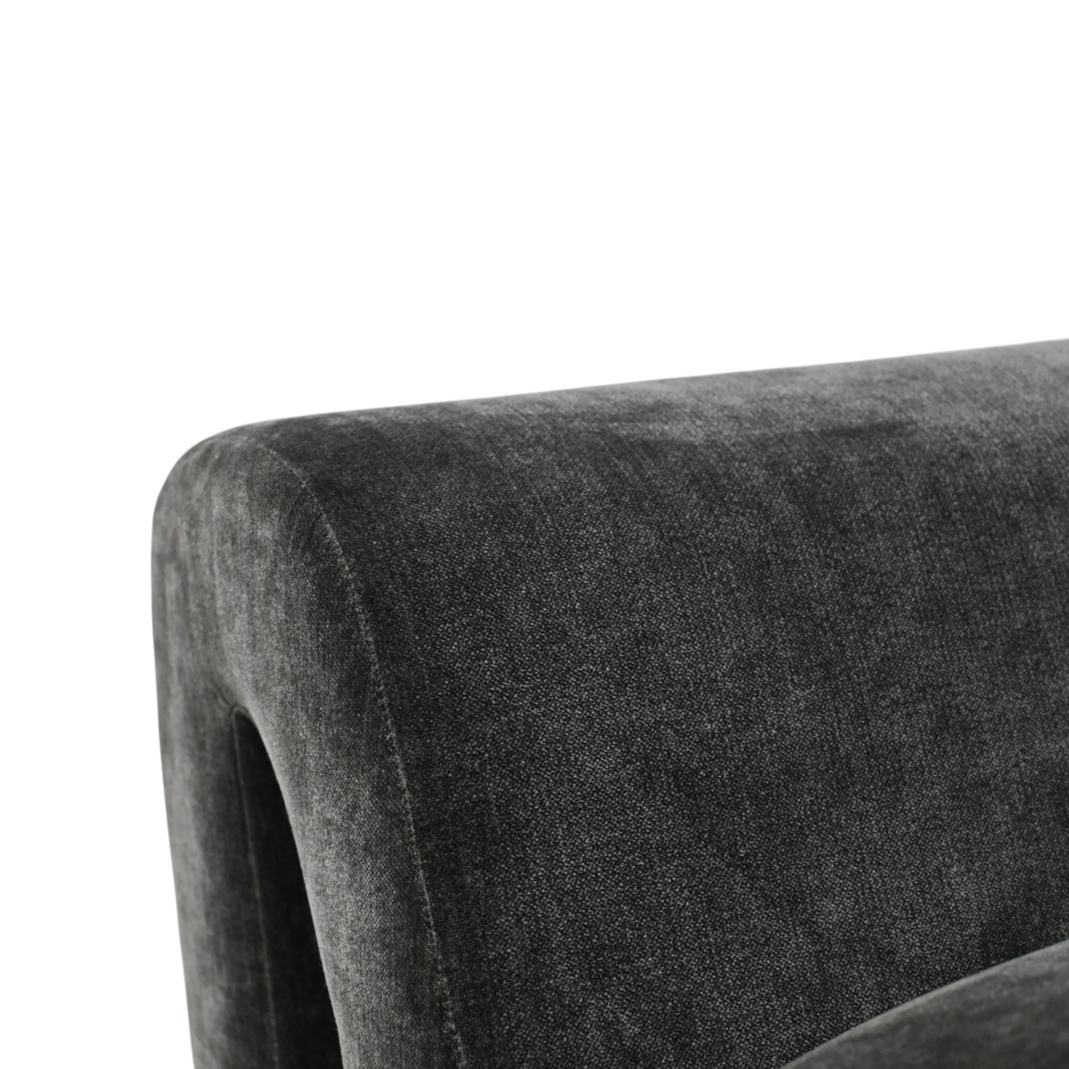 Uttermost Manson Modern Charcoal Bench