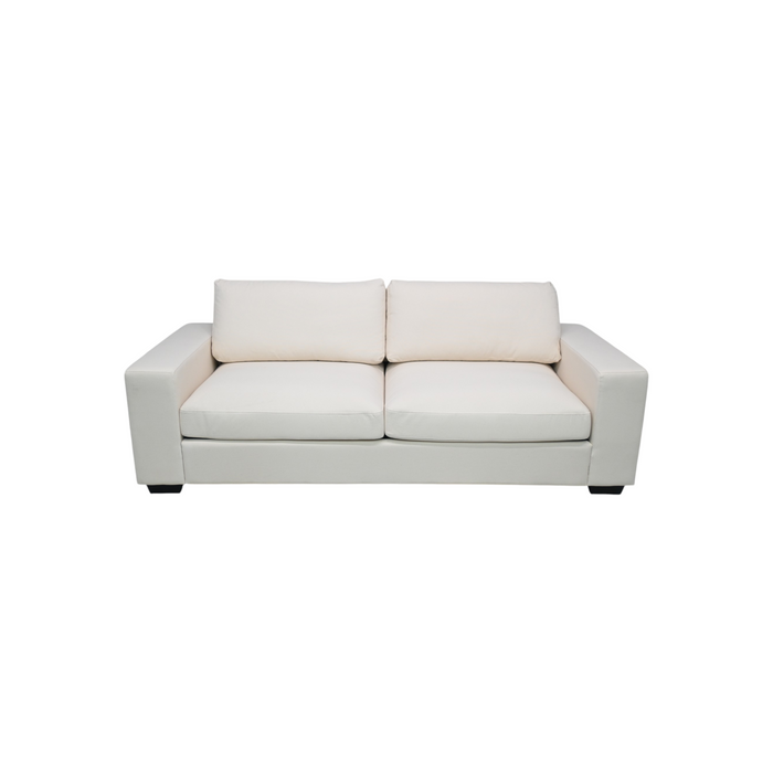 Birch Lane Alden Upholstered Sofa Bed - Beige Performance Basketweave, image 2