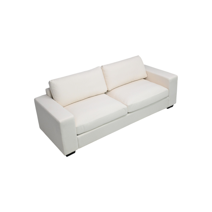 Birch Lane Alden Upholstered Sofa Bed - Beige Performance Basketweave, image 3