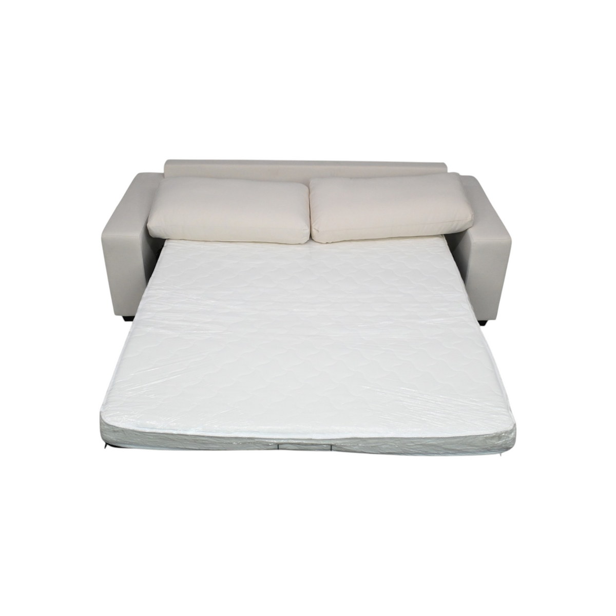 Birch Lane Alden Upholstered Sofa Bed - Beige Performance Basketweave