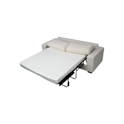 Birch Lane Alden Upholstered Sofa Bed - Beige Performance Basketweave, image 6