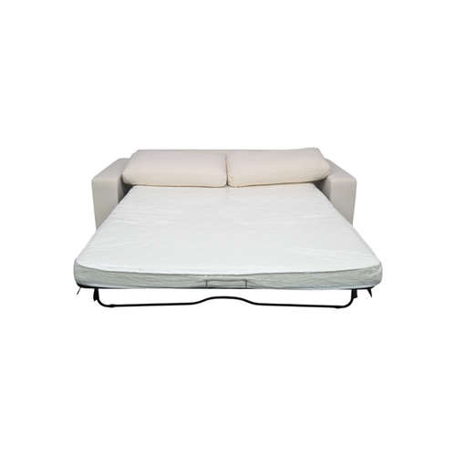 Birch Lane Alden Upholstered Sofa Bed - Beige Performance Basketweave, image 8