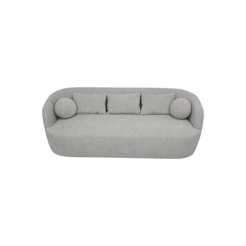 Wade Logan Theodore Modern Boucle Upholstered 3 Seat Sofa, image 5