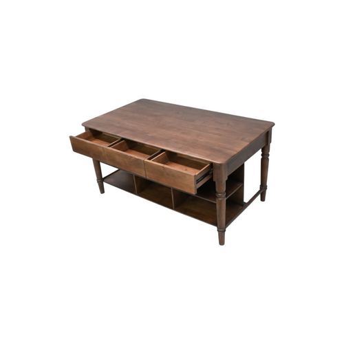 Birch Lane Darian Kitchen Island Brown, image 8