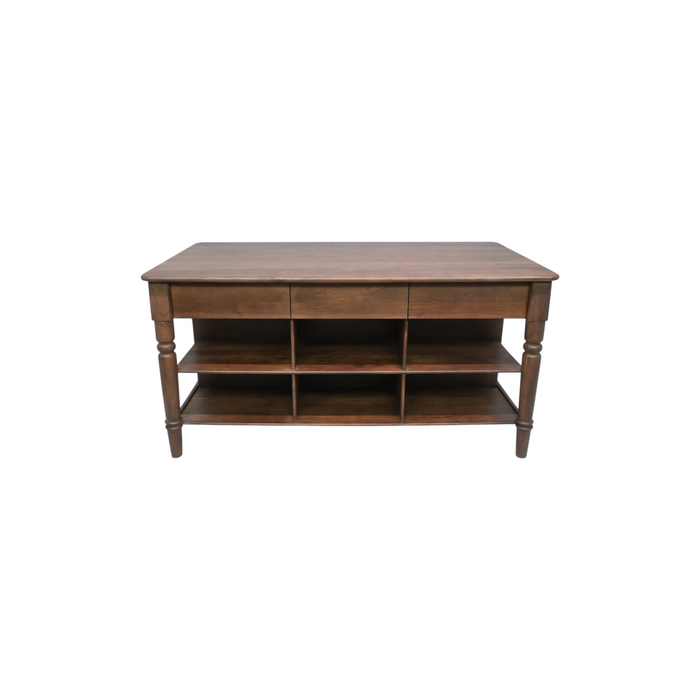Birch Lane Darian Kitchen Island Brown, image 2