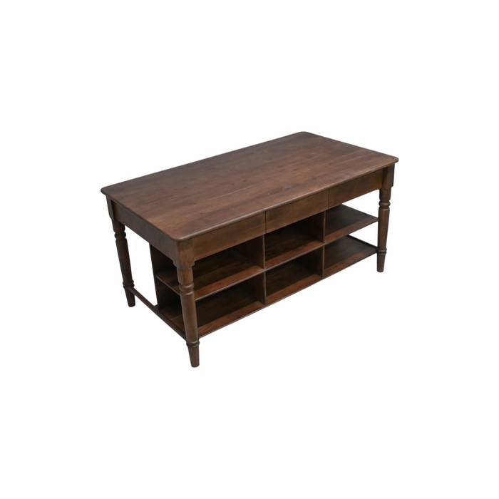 Birch Lane Darian Kitchen Island Brown, image 3