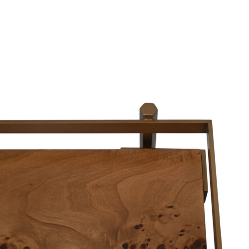 Worlds Away Cash Metal Bar Cart, image 6
