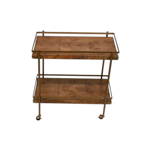 Worlds Away Cash Metal Bar Cart, image 3