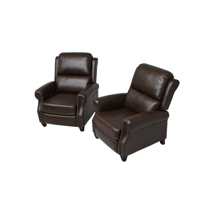Canora Grey Classic and Overstuffed Soft Push Back Recliner (Set of 2), image 3