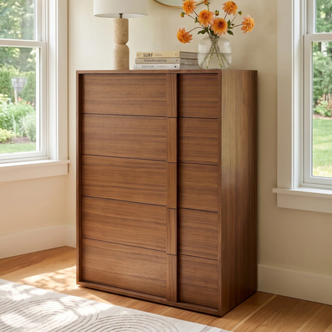 AllModern Alvarez Solid Wood 5-Drawer Dresser