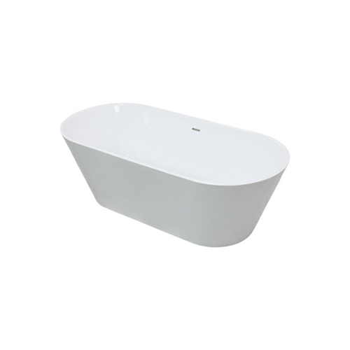 WoodBridge Cove Soaking Acrylic Bathtub B1701 -BG-Drain &O, image 2