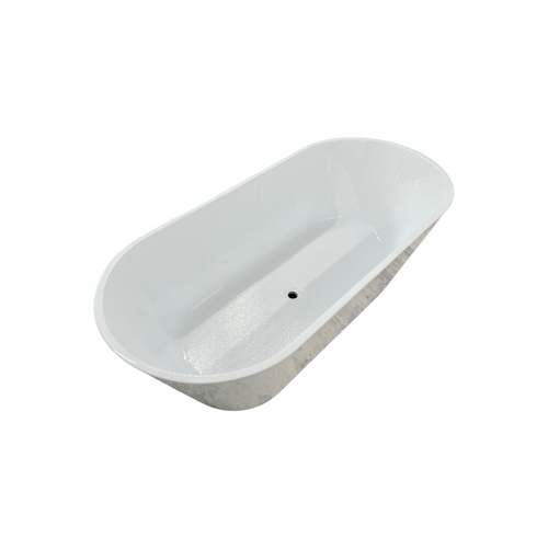 WoodBridge Cove Soaking Acrylic Bathtub B1701 -BG-Drain &O, image 7