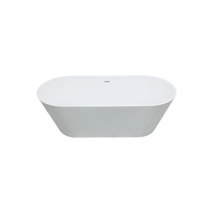 WoodBridge Cove Soaking Acrylic Bathtub B1701 -BG-Drain &O, image 3